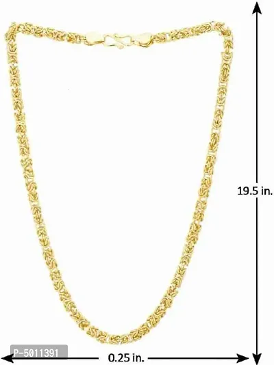 Trendy & Fancy Men Gold-plated Plated Brass Chain