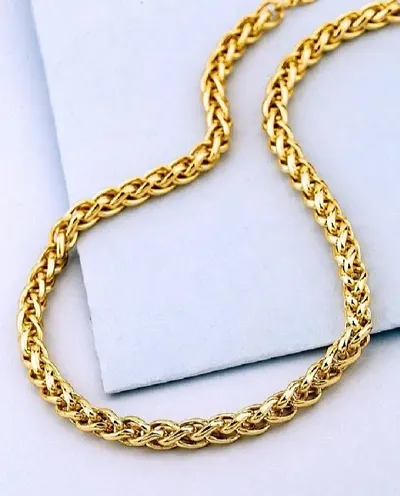 Trendy Designer Alloy Gold Plated Chain