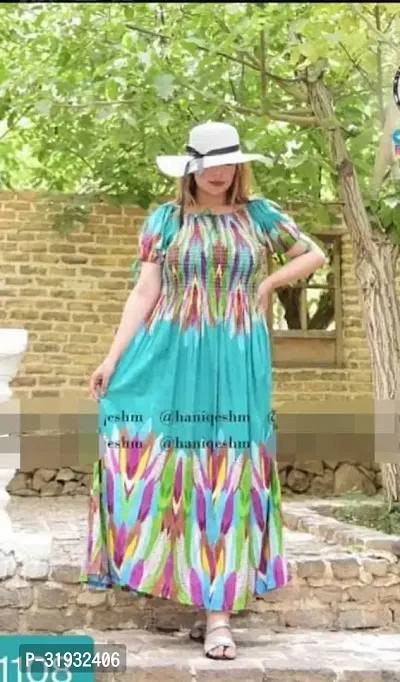 Stylish Multicoloured Viscose Blend Dresses For Women