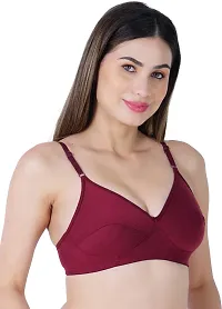 QUEENSFAB Radiance | Comfortable Balconette Bra with Underwire Support, Detachable Straps, and Non-Padded Design | Perfect for Everyday or Special Occasions.-thumb3