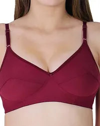 QUEENSFAB Radiance | Comfortable Balconette Bra with Underwire Support, Detachable Straps, and Non-Padded Design | Perfect for Everyday or Special Occasions.-thumb2