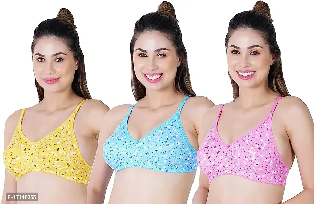 Stylish Cotton Solid Bras For Women-thumb0