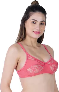 QUEENSFAB BREEZA | Comfortable Balconette Bra with Underwire Support, Detachable Straps, and Non-Padded Design | Perfect for Everyday or Special Occasions.-thumb4