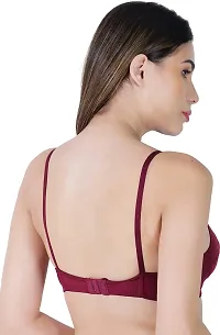 QUEENSFAB Radiance | Comfortable Balconette Bra with Underwire Support, Detachable Straps, and Non-Padded Design | Perfect for Everyday or Special Occasions.-thumb1