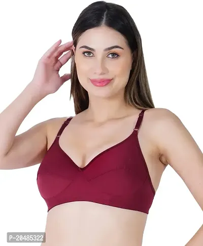 QUEENSFAB Radiance | Comfortable Balconette Bra with Underwire Support, Detachable Straps, and Non-Padded Design | Perfect for Everyday or Special Occasions.-thumb0