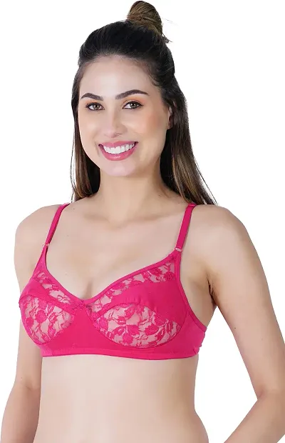QUEENSFAB BREEZA | Comfortable Balconette Bra with Underwire Support, Detachable Straps, and Non-Padded Design | Perfect for Everyday or Special Occasions.