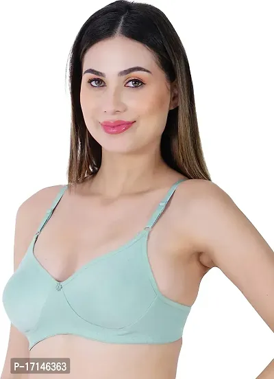 Stylish Cotton Solid Bras For Women-thumb0