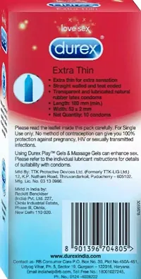 Durex Extra Thin Condom - 10s Pack of 3-thumb4