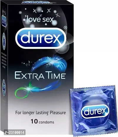 Durex Condom Extra Time- 10s Pack Of 5-thumb0