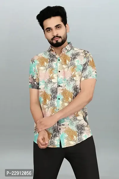 Stylish Fancy Polycotton Printed Casual Shirts For Men