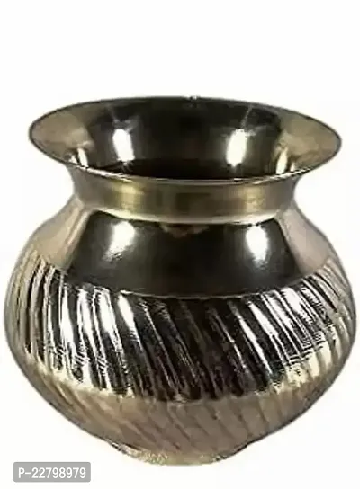 Designer Brass Lota for Puja Kalash Drinkware Wedding Purpose Temple Decor Item -