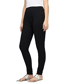 Thread Plus Churidar Leggings for Women Sizes:Slim Fit (S/M) for 26-30 inches Waist, Regular Fit (L/XL) for 30-34 inches Waist, Plus Fit (2XL/3XL) for 34-38 inches and Extra Plus Size (4XL/5XL) for 38-42 inches Waist-thumb1