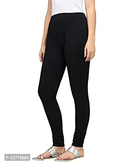 Thread Plus Churidar Leggings for Women Sizes:Slim Fit (S/M) for 26-30 inches Waist, Regular Fit (L/XL) for 30-34 inches Waist, Plus Fit (2XL/3XL) for 34-38 inches and Extra Plus Size (4XL/5XL) for 38-42 inches Waist-thumb2