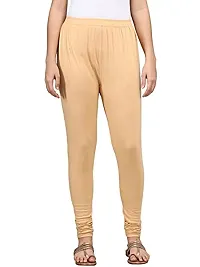 Thread Plus Churidar Leggings for Women Sizes:Slim Fit (S/M) for 26-30 inches Waist, Regular Fit (L/XL) for 30-34 inches Waist, Plus Fit (2XL/3XL) for 34-38 inches and Extra Plus Size (4XL/5XL) for 38-42 inches Waist-thumb1