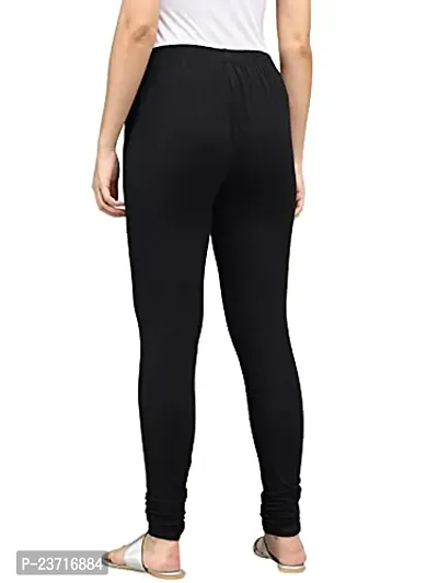 Thread Plus Churidar Leggings for Women Sizes:Slim Fit (S/M) for 26-30 inches Waist, Regular Fit (L/XL) for 30-34 inches Waist, Plus Fit (2XL/3XL) for 34-38 inches and Extra Plus Size (4XL/5XL) for 38-42 inches Waist-thumb4