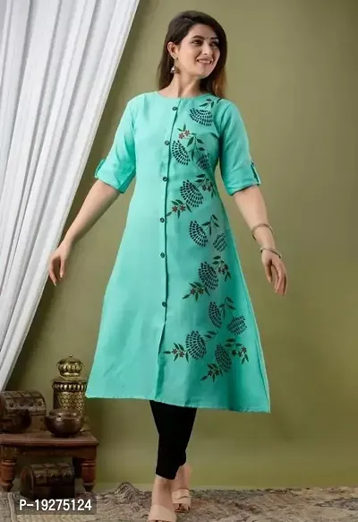 Classic Cotton Printed Kurti for Women-thumb0