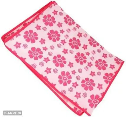 Click@me Saree Cover Storage Front Transparent Window Non Woven Cloth Wardrobe Bag Organizer Pink (Pack of 3)-thumb3