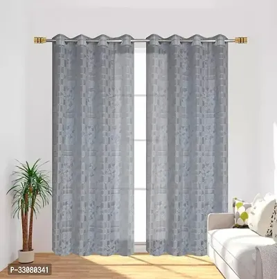 Stylish Cotton Door Printed Curtain 7ft Pack of 1-thumb0