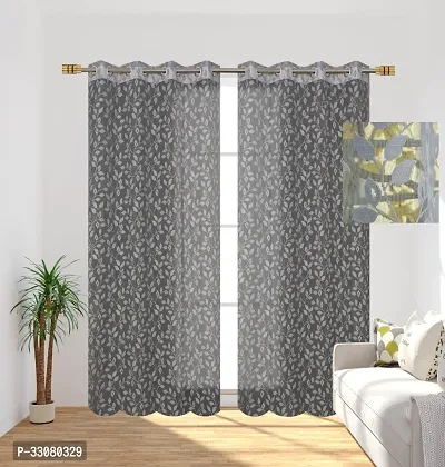 Stylish Cotton Door Printed Curtain 7ft Pack of 1-thumb0