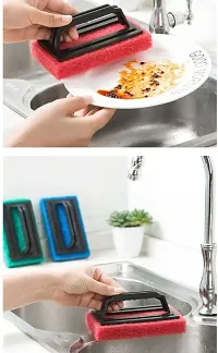 Sturdy Heavy Duty Kitchen Srubber For Dish and Multipurpose Uses Pack Of 4-thumb2