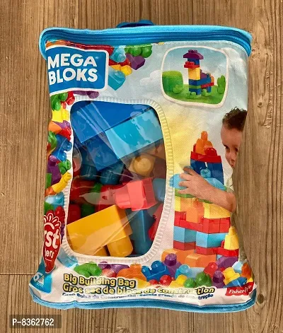 Stylish Fancy Trendy Big Blocks Bag Packing, 58 Pcs Best Gift Toy, Block Game For Kids-thumb3