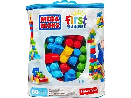 Stylish Fancy Trendy Mega Blocks 58 Pcs, Bag Packing, Best Gift Toy, Block Game For Kids And Children-thumb1