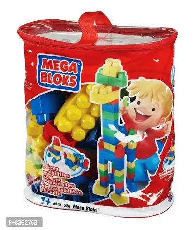 Stylish Fancy Trendy Great Big Blocks Bag Packing, 59 Pcs Best Gift Toy, Block Game For Kids-thumb0