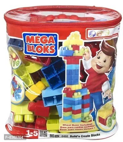 Stylish Fancy Trendy Super Mega Blocks 60 Pcs, Bag Packing, Best Gift Toy, Block Game For Kids And Children