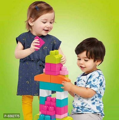Stylish Fancy Trendy Big Blocks Bag Packing, 60 Pcs Amazing Best Gift Toy, Block Game For Kids-thumb3