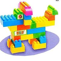 Stylish Fancy Trendy Beautiful Small Blocks 55 Pcs, Bag Packing, Best Gift Toy, Block Game For Kids And Children-thumb1