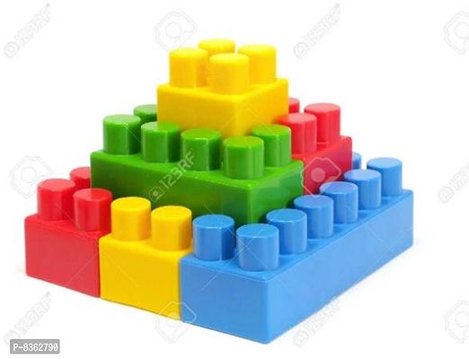 Stylish Fancy Trendy Lush Small Blocks 55 Pcs, Bag Packing, Best Gift Toy, Block Game For Kids And Children-thumb3