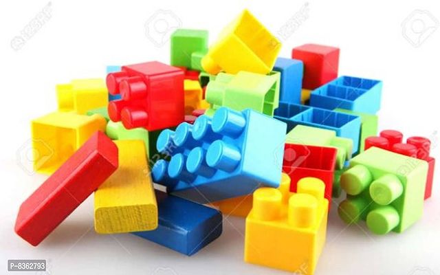 Stylish Fancy Trendy Nice Small Blocks 55 Pcs, Bag Packing, Best Gift Toy, Block Game For Kids And Children-thumb3