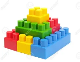 Stylish Fancy Trendy Nice Small Blocks 55 Pcs, Bag Packing, Best Gift Toy, Block Game For Kids And Children-thumb1