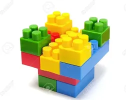 Stylish Fancy Trendy Lush Small Blocks 55 Pcs, Bag Packing, Best Gift Toy, Block Game For Kids-thumb1