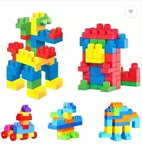 Stylish Fancy Trendy Top Small Blocks 55 Pcs, Bag Packing, Best Gift Toy, Block Game For Kids And Children-thumb2