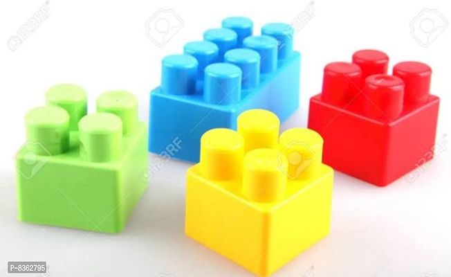 Stylish Fancy Trendy Small Blocks 55 Pcs, Bag Packing, Best Gift Toy, Block Game For Kids And Children-thumb2