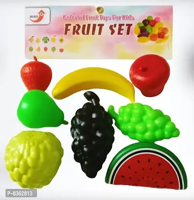 Stylish Fancy Trendy Set Of 8 Kitchen Fruit Set , Best Realistic Play Toy Set,Toys For Educational Plastic Material-thumb2