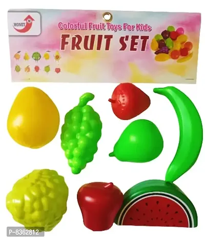 Stylish Fancy Trendy Set Of 8 Kitchen Fruit Set ,Cool Best Realistic Play Toy Set,Toys For Educational Plastic Material