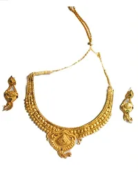 Gold Plated Brass Traditional Jewellery Set-thumb3