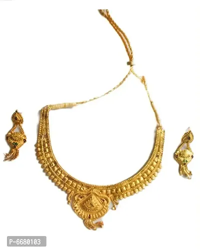 Gold Plated Brass Traditional Jewellery Set-thumb4