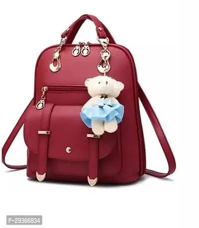 teddy backpack Backpack  (Maroon, 10 L)