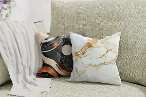 Stylish Polycotton Printed Cushion Cover, Pack of 5-thumb1