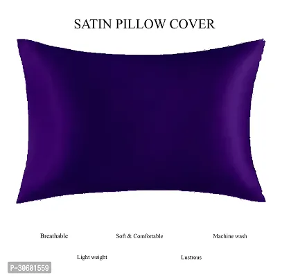 Silk Pillow Covers for Hair and Skin-with Satin Scrunchies for Women 3-Piece-thumb2