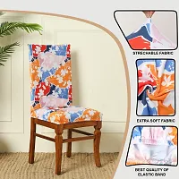 Elastic Stretchable Dining Chair Cover Universal Protective Slipcover Pack of 6 Pcs (Digital Printed)-thumb4