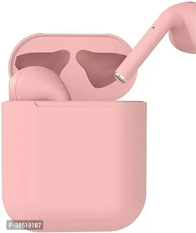 Stylish Pink In-ear Bluetooth Wireless Headphones With Microphone-thumb0