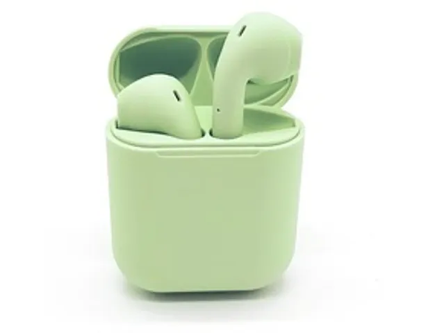 Stylish Green In-ear Bluetooth Wireless Headphones With Microphone