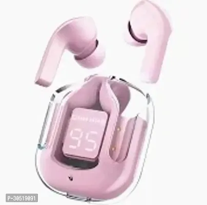 Stylish Pink In-ear Bluetooth Wireless Headphones With Microphone