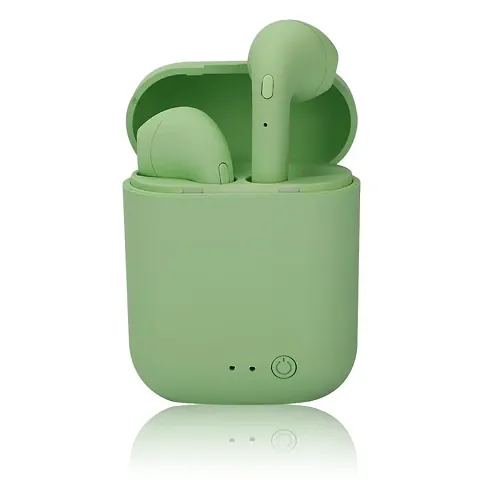 Stylish Green In-ear Bluetooth Wireless Headphones With Microphone