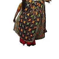 sonia collection fancy multi colour fulkaari embroedary dupatta-thumb1