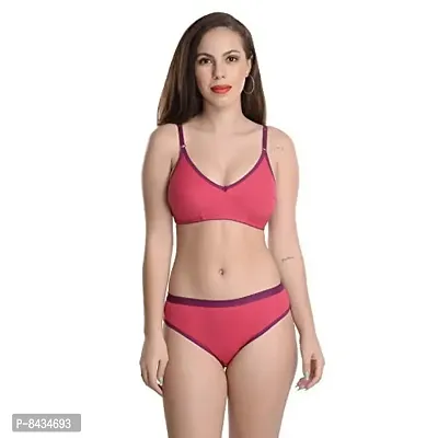 Bridal and Honeymoon Bra and Panty Set - Magenta, Lingerie, Bra and Panty  Sets Free Delivery India.